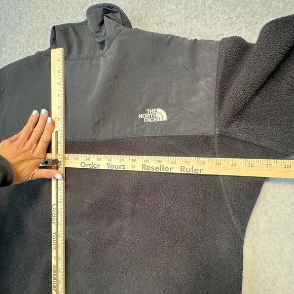 The North Face Denali Polartec Fleece Jacket Men Medium Hiking Layering Full Zip - Picture 6 of 10